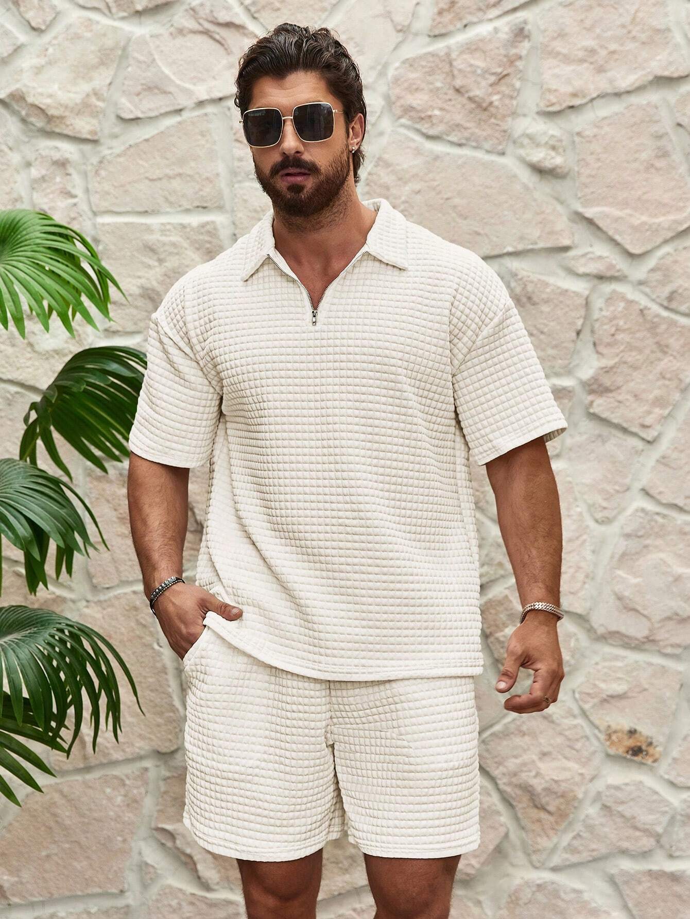 Wade Textured Summer Two-Piece Set